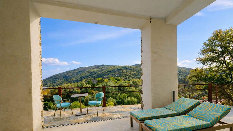 Superior Double or Twin Room, Patio, Hill View | Terrace/patio
