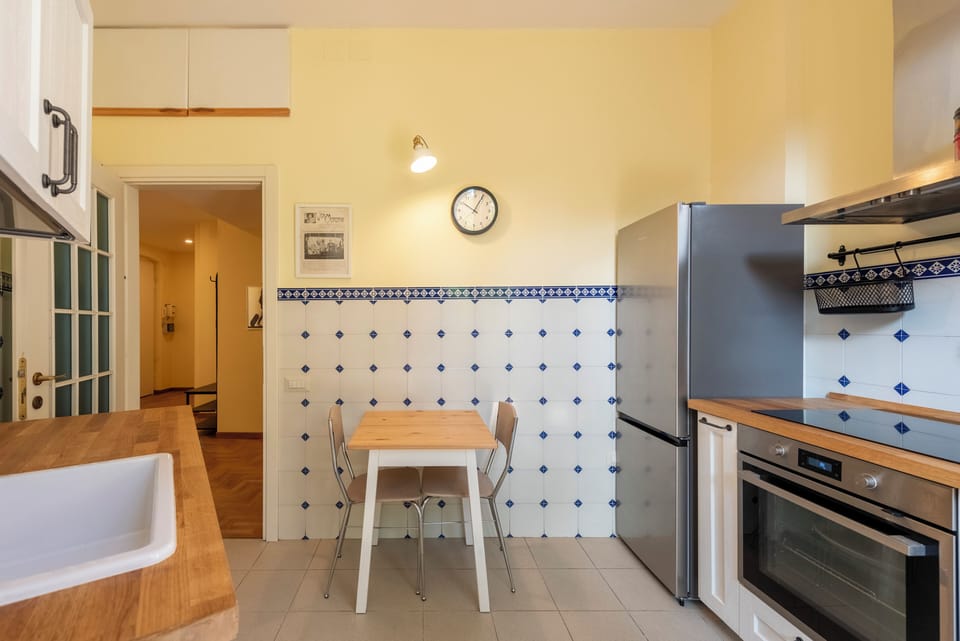 Apartment, 1 Double Bed with Sofa bed, Patio | Private kitchen | Dining tables