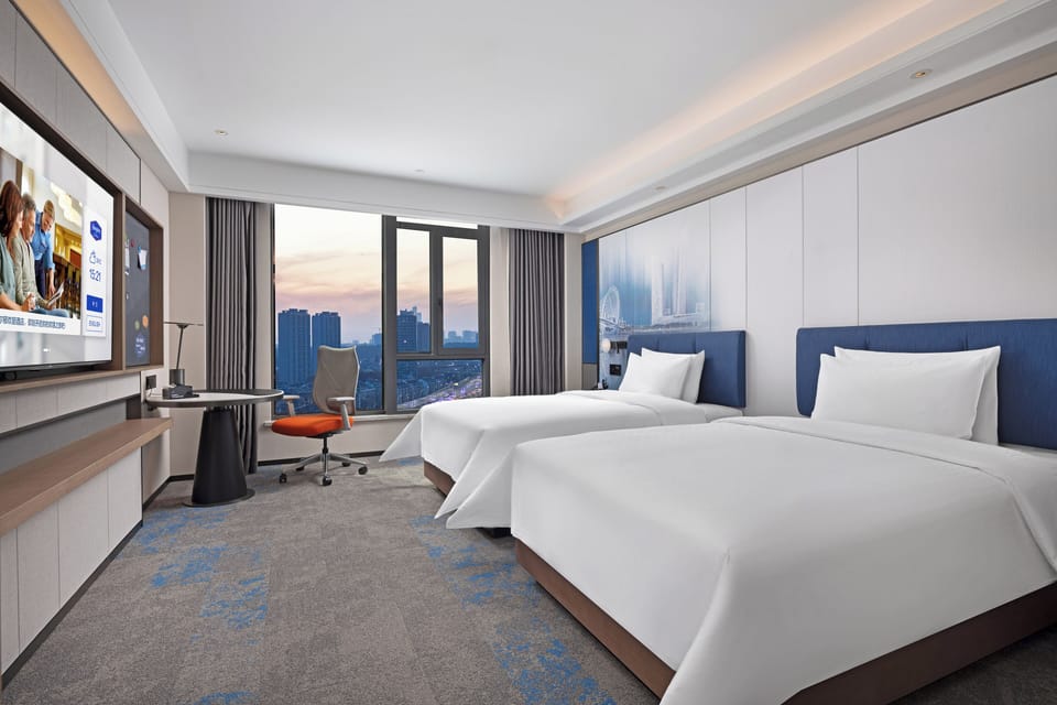 Superior Double or Twin Room, 2 Double Beds, Non Smoking, Air conditioning | Desk, laptop workspace, blackout drapes, iron/ironing board (on request)