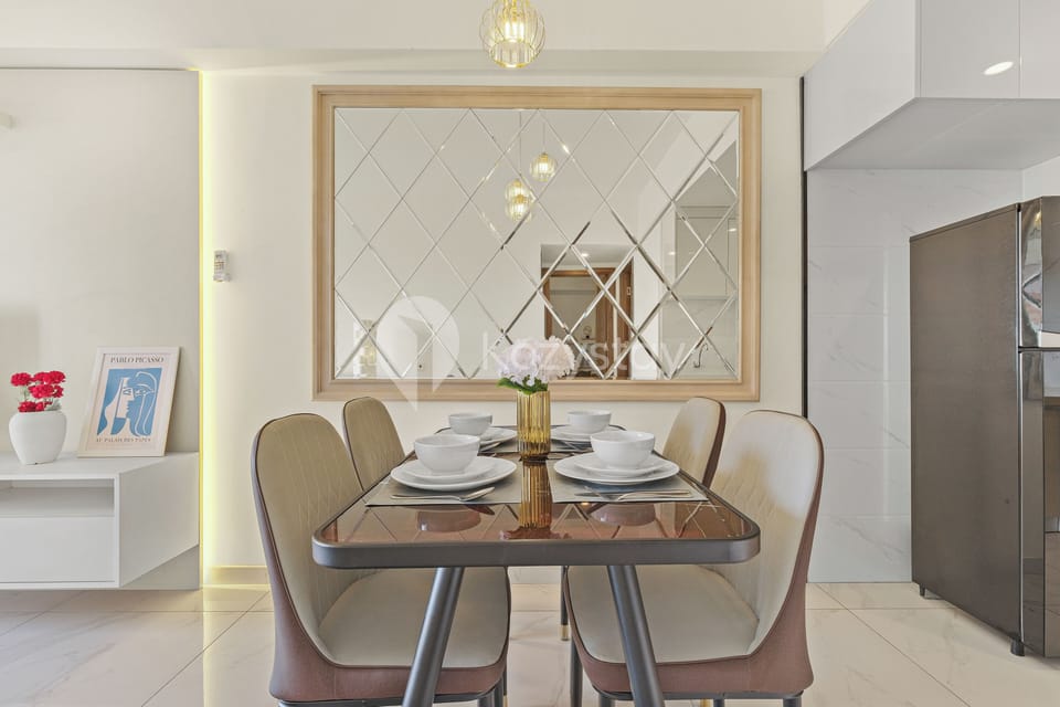 Apartment, 3 Bedrooms, City View | Dining room