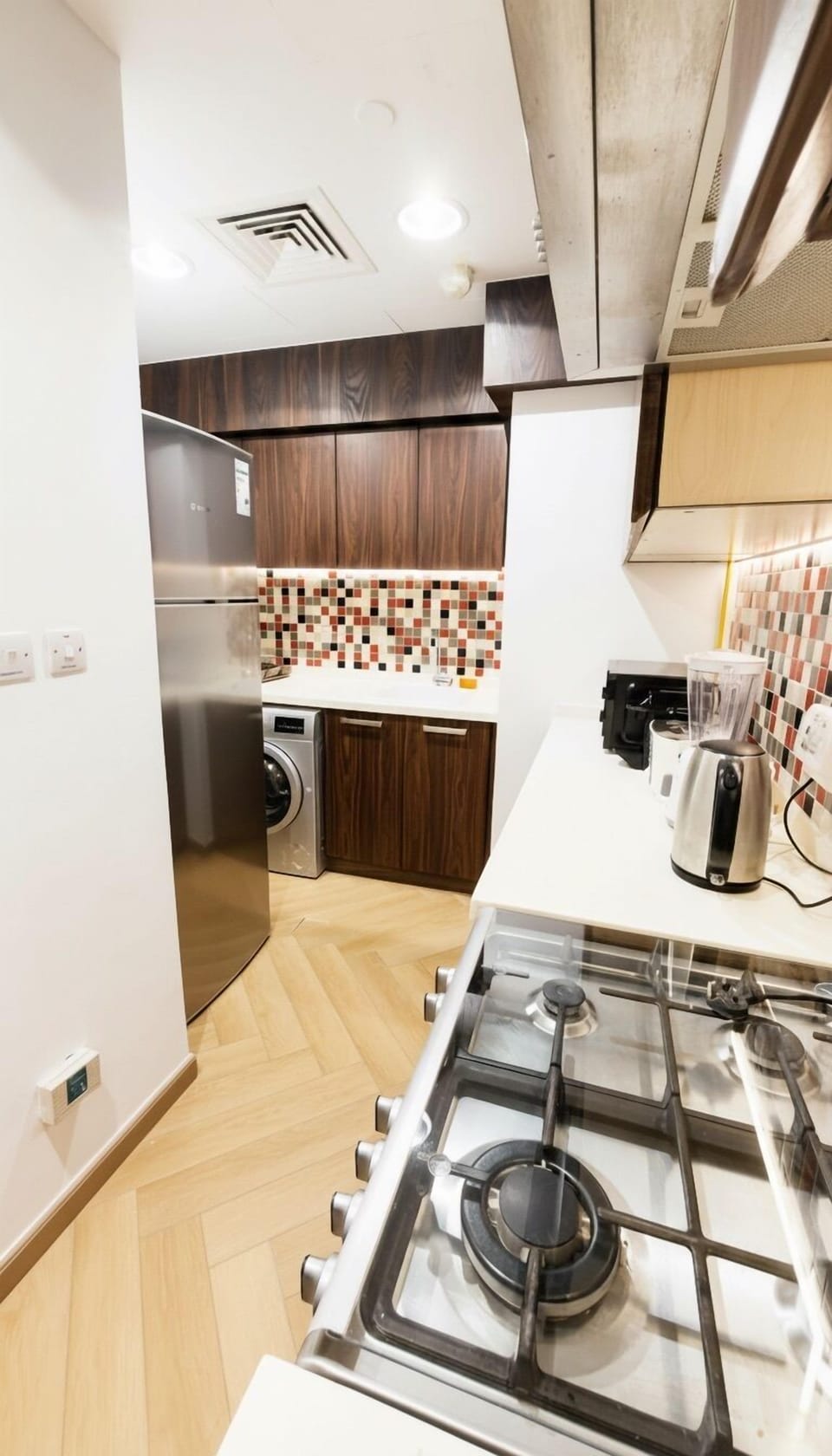 Apartment, Balcony, Beach View | Private kitchen | Coffee/tea maker