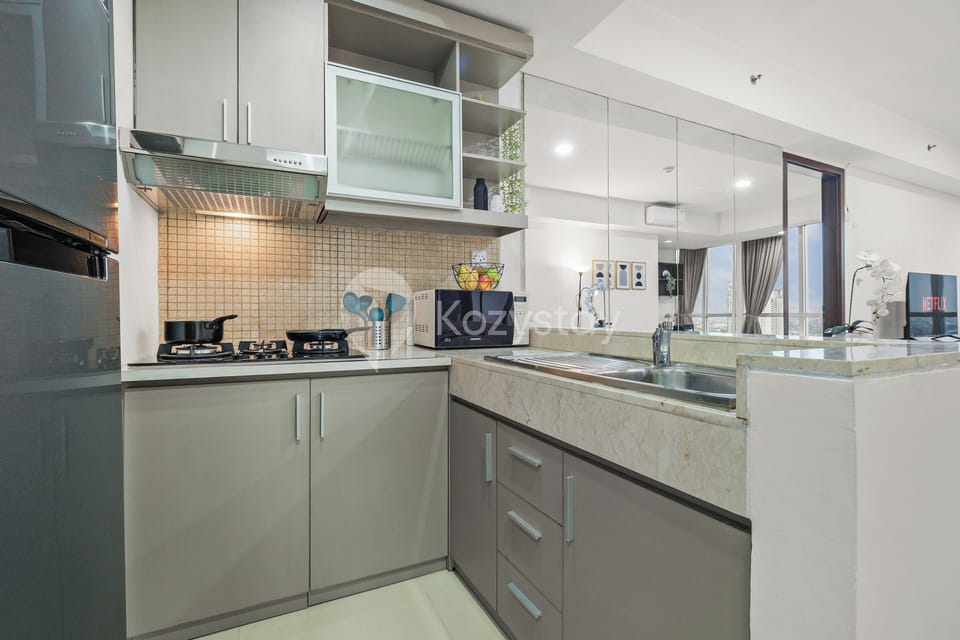 Apartment, 2 Bedrooms, City View | Private kitchen