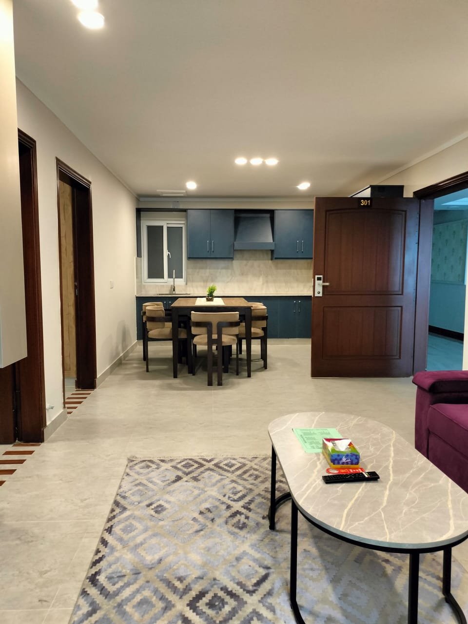Elite Suite | Living area | 56-inch Smart TV with cable channels