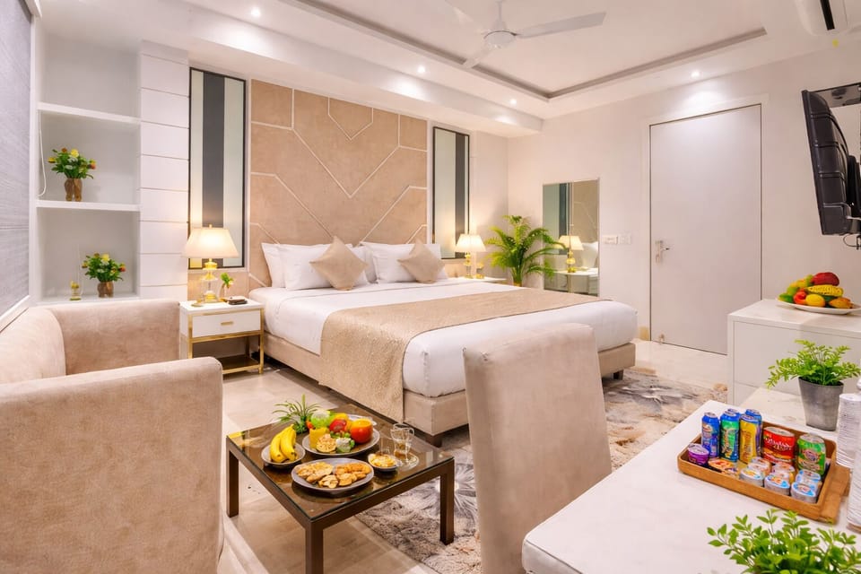 Day Use Room 9AM to 6PM | Premium bedding, desk, iron/ironing board, free WiFi