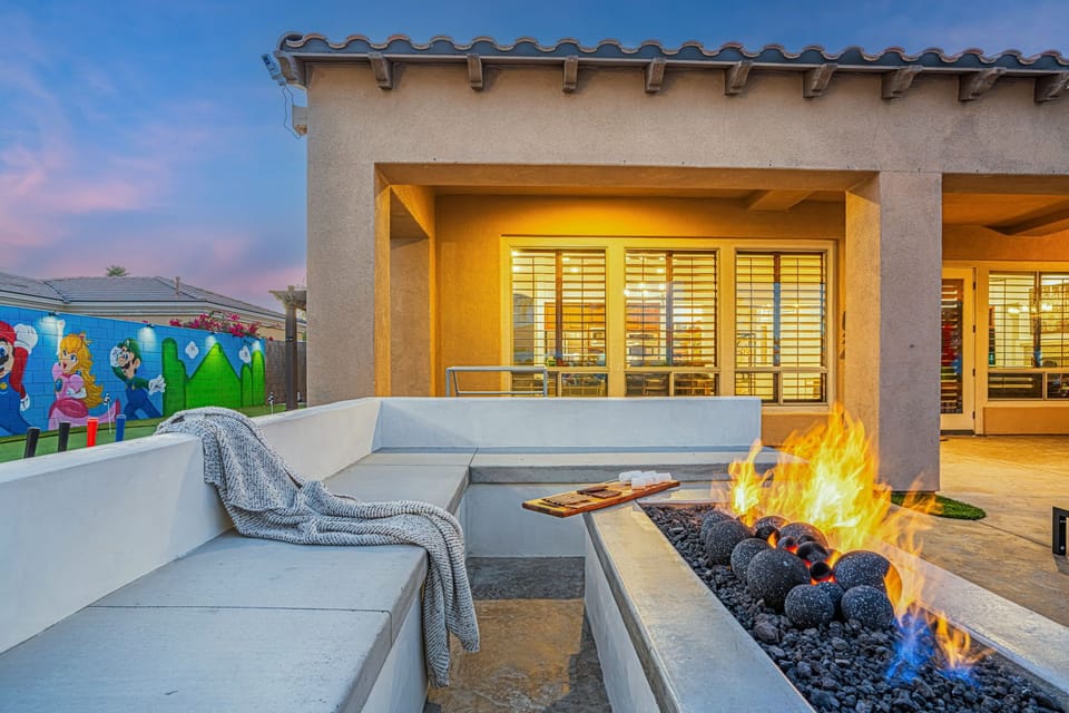 Villa, Patio, Pool View | Living area | 70-inch Smart TV with digital channels, video-game console, Netflix