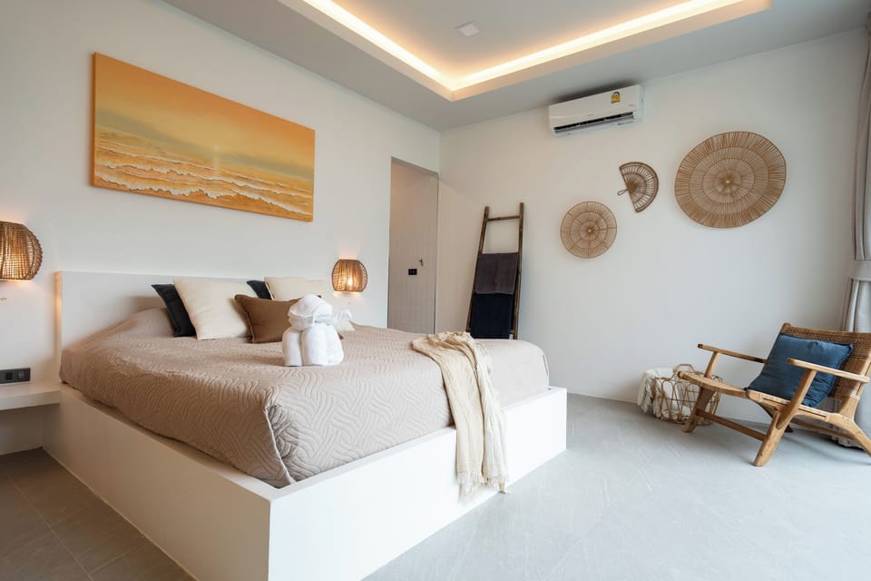 Luxury Villa, Ocean View | Desk, laptop workspace, soundproofing, free WiFi