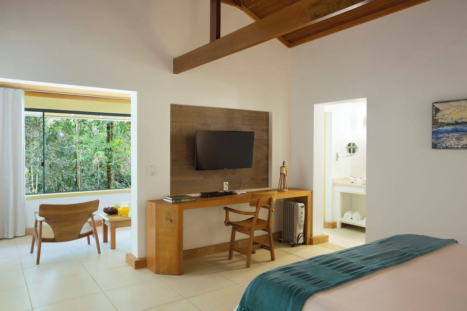 Superior Chalet, Balcony, Garden View | Hypo-allergenic bedding, blackout drapes, free WiFi, bed sheets