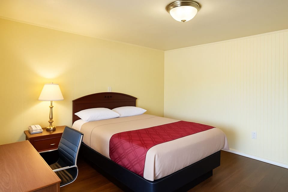 Single Room, 1 Queen Bed, Non Smoking | Desk, laptop workspace, free WiFi, bed sheets