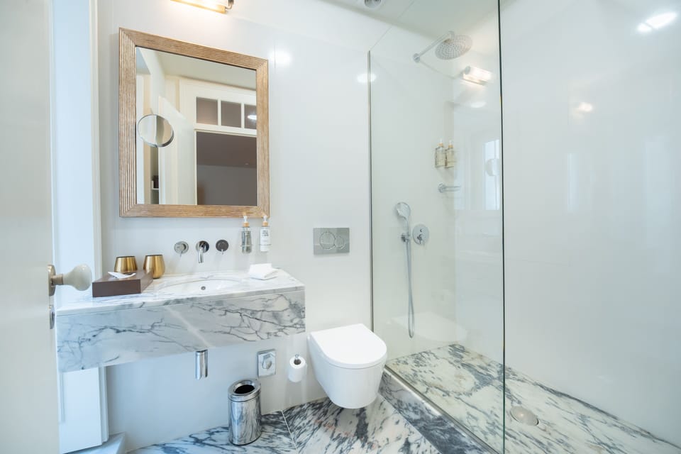 Superior Double or Twin Room | Bathroom | Hair dryer, slippers, towels, soap