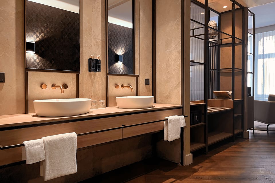 The Emperors Crown Suite | In-room safe, desk, blackout drapes, iron/ironing board