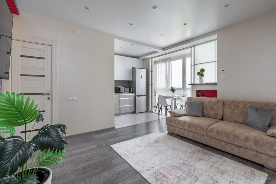 Apartment, Air conditioning, City View | Desk, laptop workspace, iron/ironing board, WiFi (free)