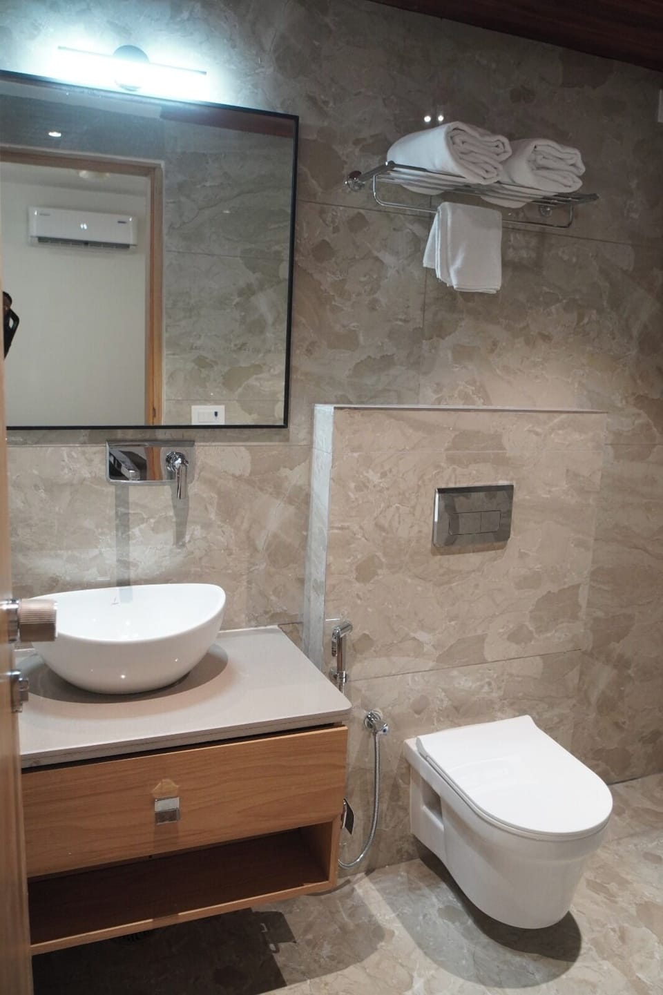 Deluxe Room | Bathroom | Designer toiletries, hair dryer, bathrobes, slippers