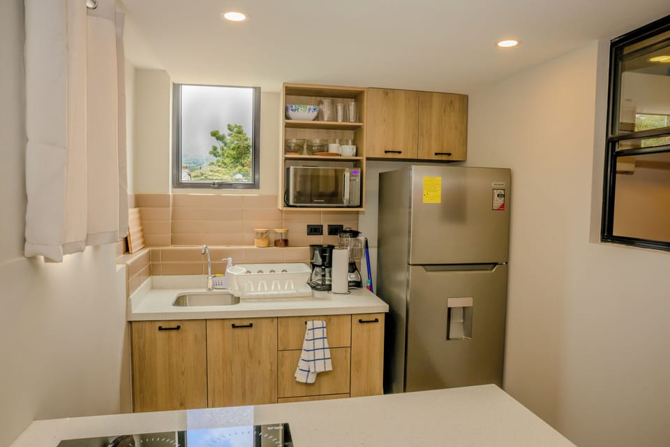 Comfort Apartment, 1 Queen Bed | Private kitchen