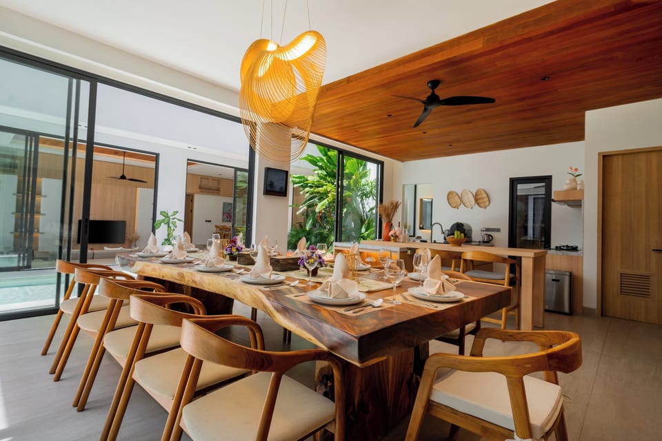 Family Villa, 6 Bedrooms, Private Pool | Private kitchen | Fridge, microwave, stovetop, rice cooker