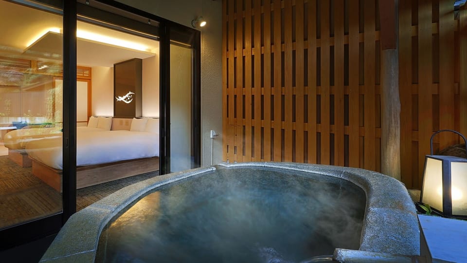 Sakura - Japanese-Western Style Room with Open-Air Bath (Tsuruya Main Building) | Bathroom | Slippers