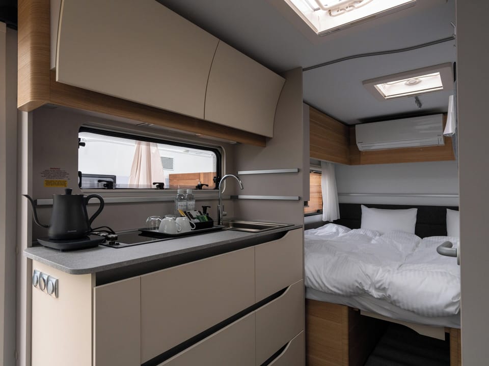 Luxury Double Room, Sea View | Down comforters, desk, laptop workspace, WiFi (free)