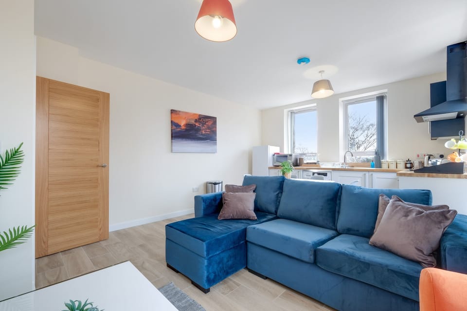 Comfort Apartment, City View | Living area