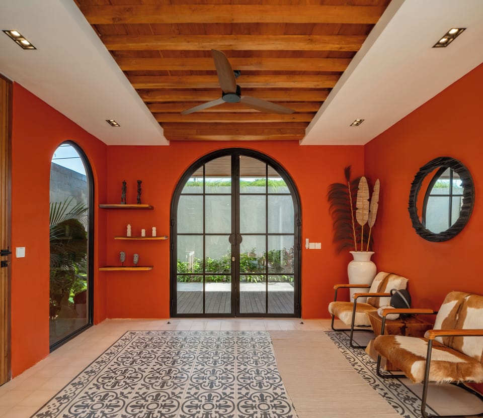 Interior entrance