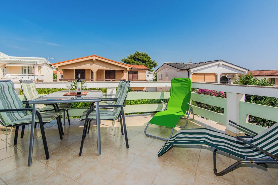 Standard Apartment, Balcony, Partial Sea View | Terrace/patio