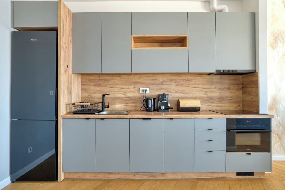 Luxury Apartment, Sea View | Private kitchen | Espresso maker, coffee/tea maker, electric kettle