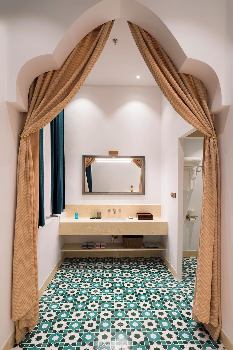 Classic Double Room, Pool View | Bathroom | Free toiletries, hair dryer, towels, soap
