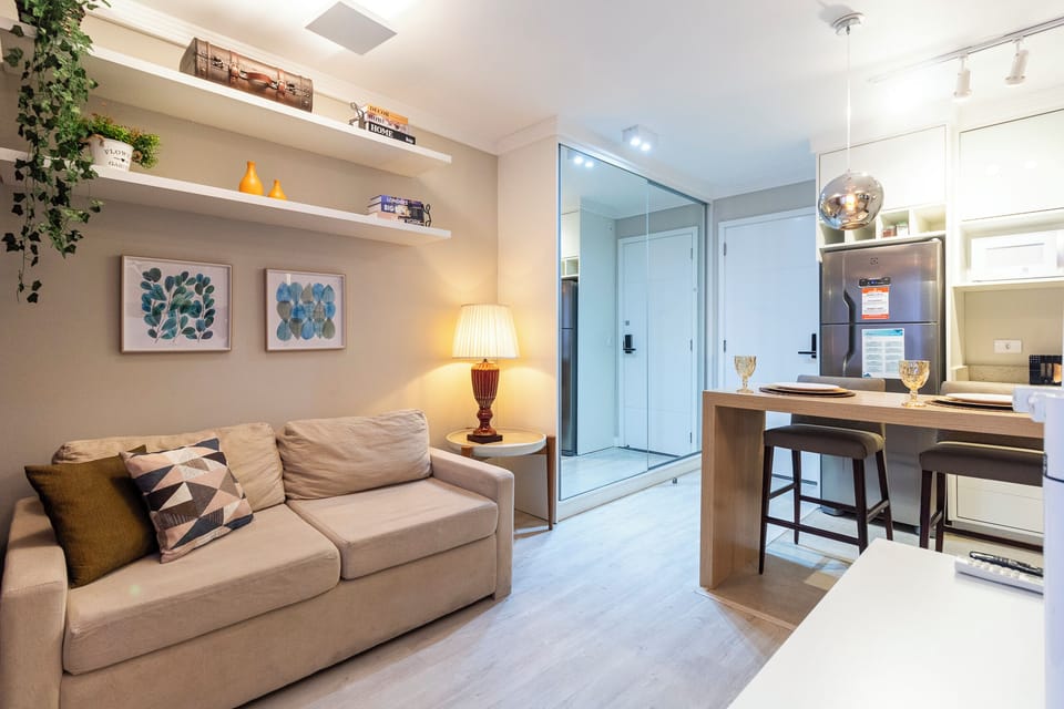 Studio Suite, City View | Living area | Flat-screen TV