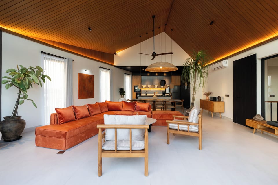 Deluxe Villa, 5 Bedrooms, Private Pool, Pool View | Living area
