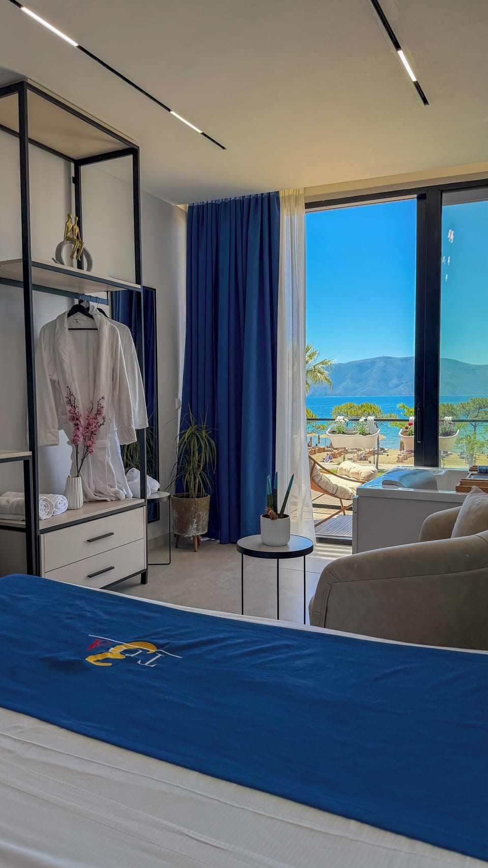Comfort Double Room, Balcony, Beach View | In-room safe, soundproofing, iron/ironing board, free WiFi