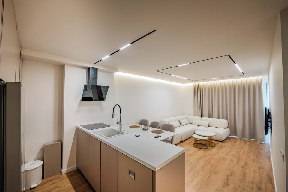 Apartment, Balcony, Sea View | Living area | Flat-screen TV