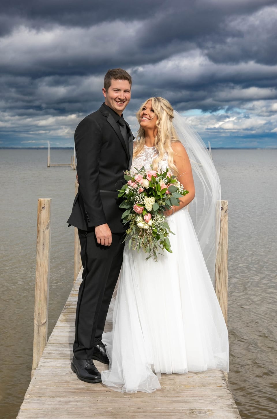 Outdoor wedding area