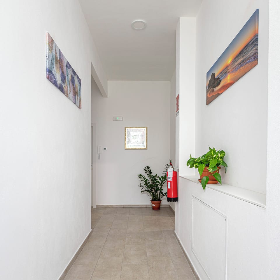 Interior entrance