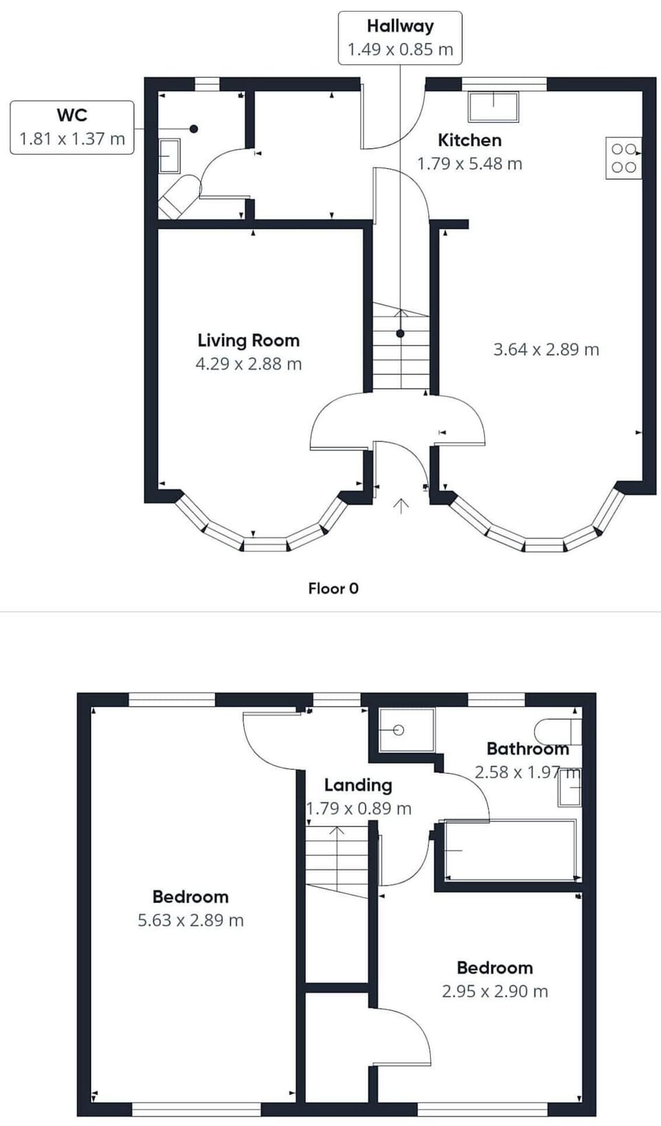 House | 2 bedrooms