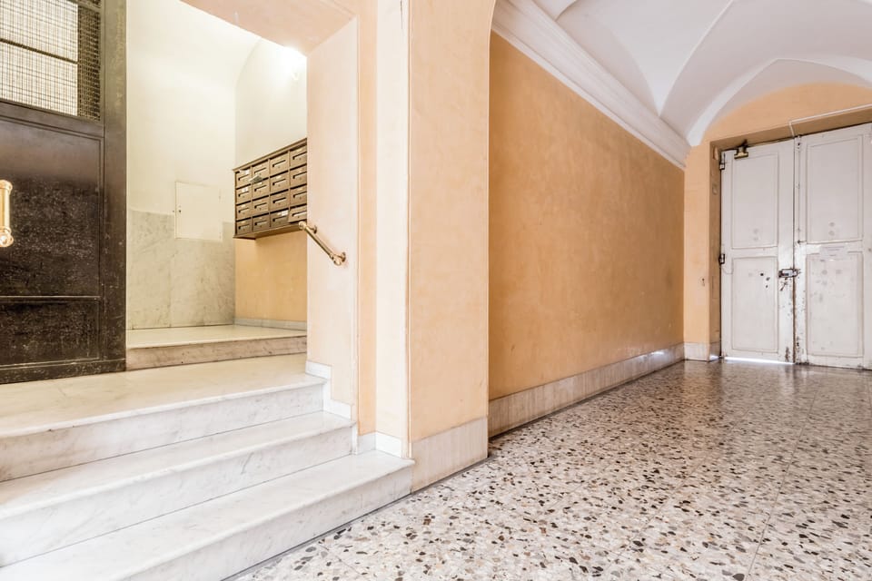 Interior entrance