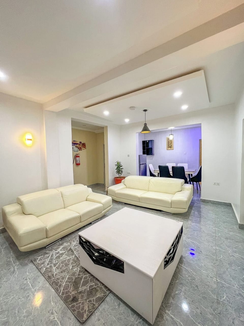 Family Apartment, Balcony, City View | Living area | Flat-screen TV