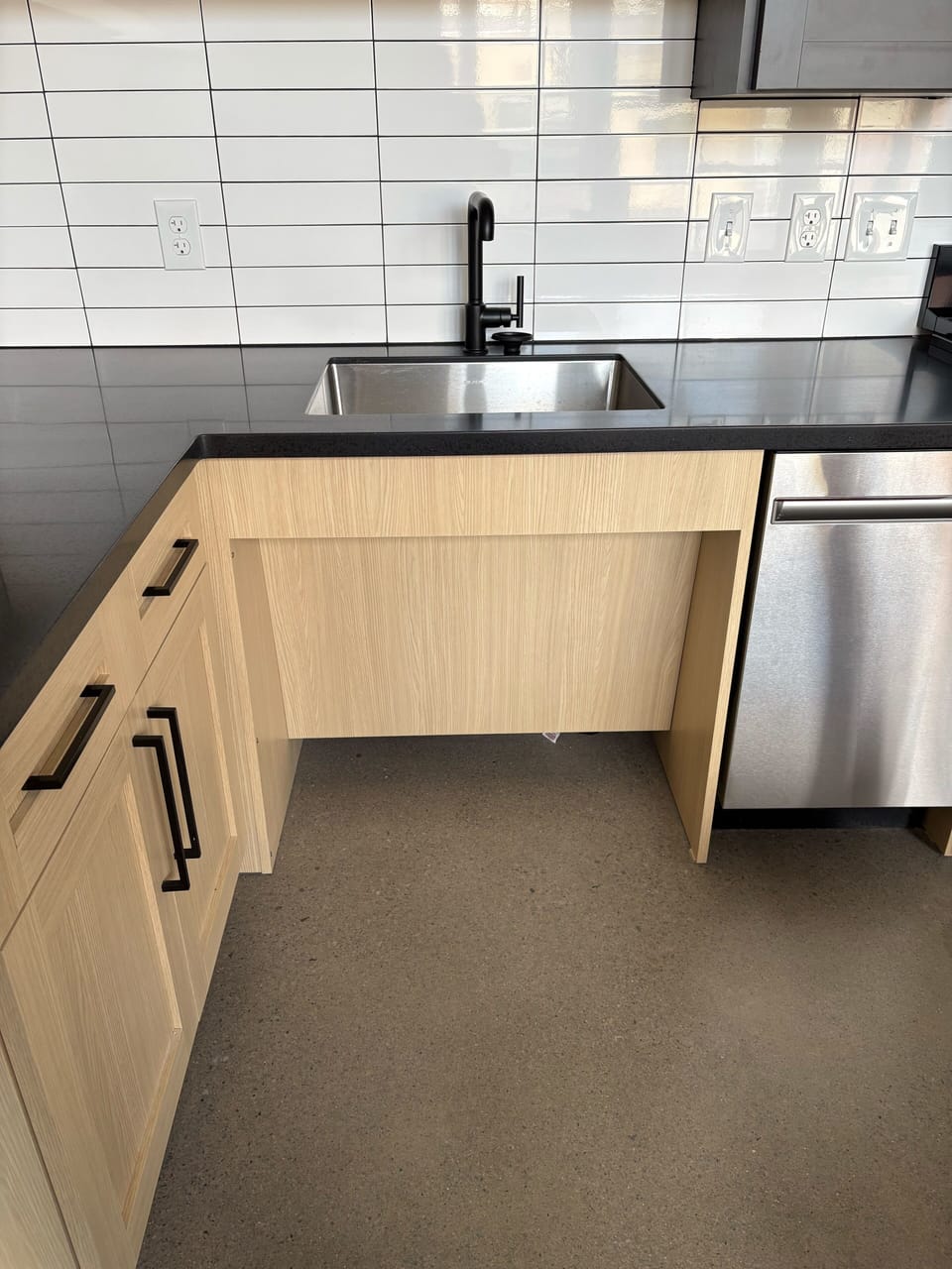 Studio (Mobility Access) | Private kitchen | Full-size fridge, microwave, oven, stovetop