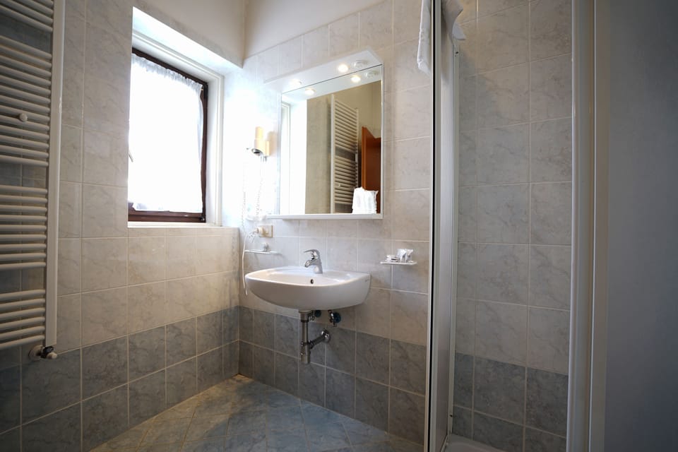 Free toiletries, hair dryer, bidet, towels