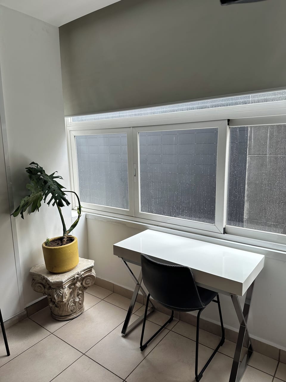 Desk, laptop workspace, soundproofing, WiFi (free)