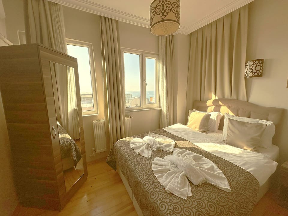 Comfort Double Room, 1 Bedroom, Air conditioning, Sea View | Premium bedding, blackout drapes, soundproofing, cribs (free)