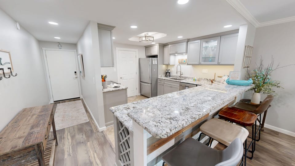 Condo, 2 Bedrooms | Private kitchen | Coffee/tea maker, fridge, oven, toaster