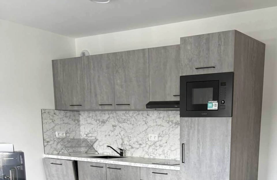 Apartment | Private kitchen | Fridge, microwave, oven, stovetop