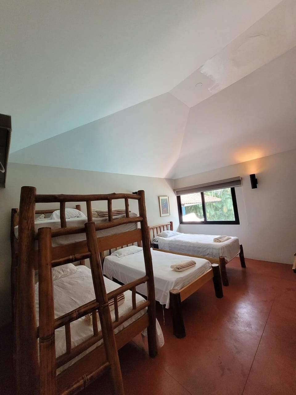 Basic Room, Multiple Beds, Accessible Bathtub, Patio | Laptop workspace