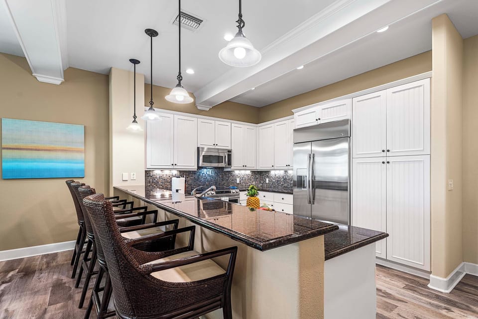 Townhome, Multiple Beds, Lanai, Garden View (Kulalani at Mauna Lani 205) | Private kitchen | Fridge, microwave, oven, stovetop