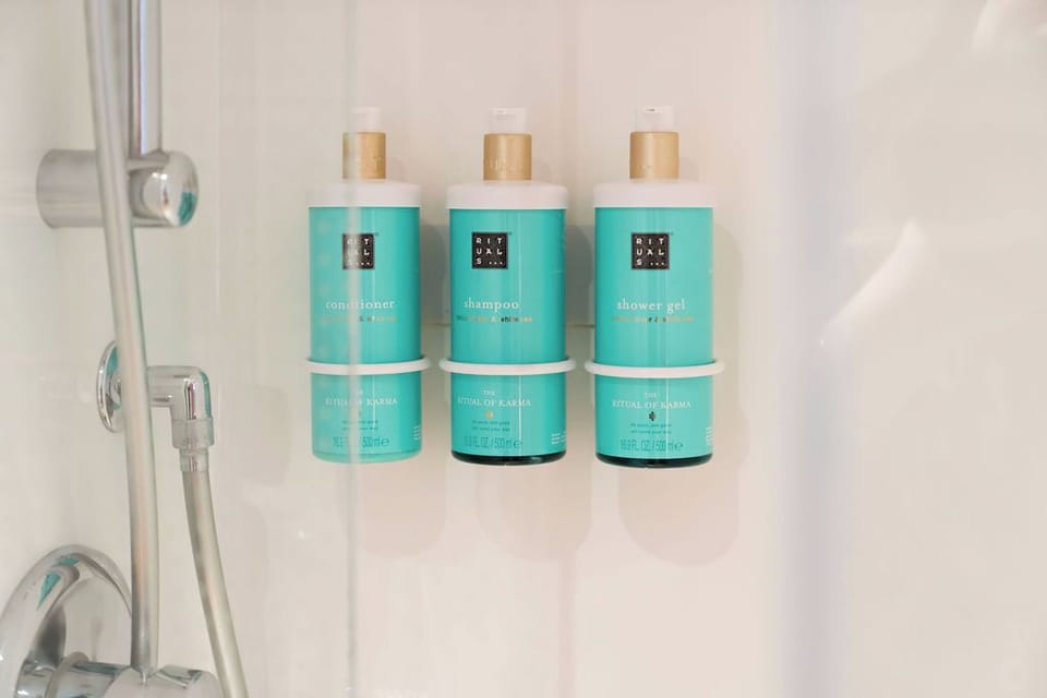 Executive Suite | Bathroom | Separate tub and shower, eco-friendly toiletries, hair dryer, towels