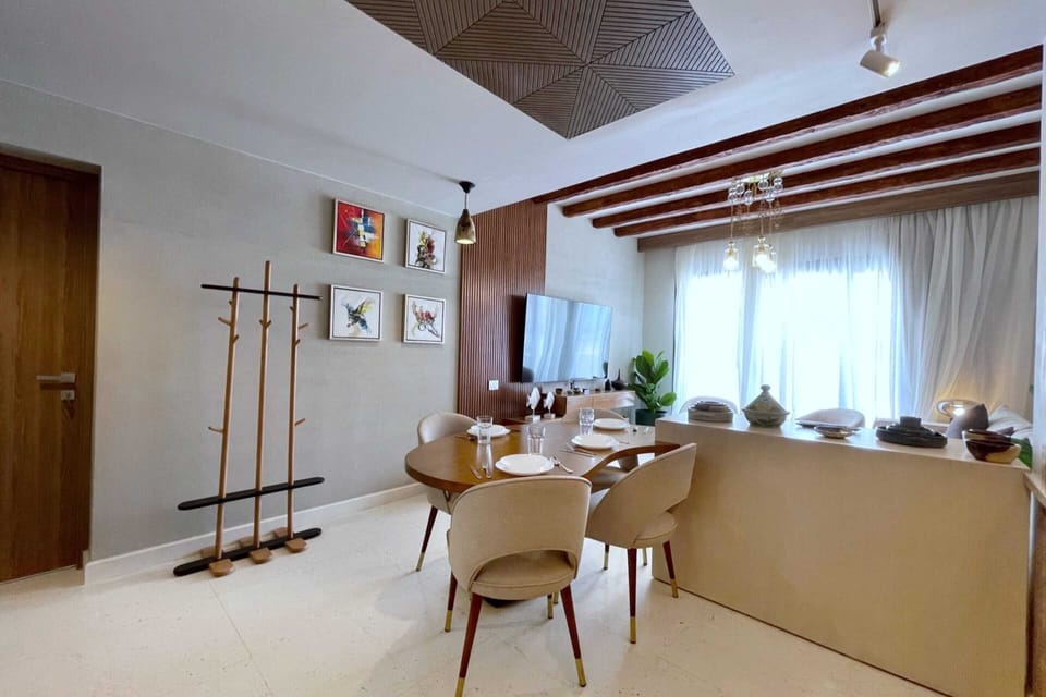 Basic Apartment | Living area | 65-inch Smart TV with digital channels