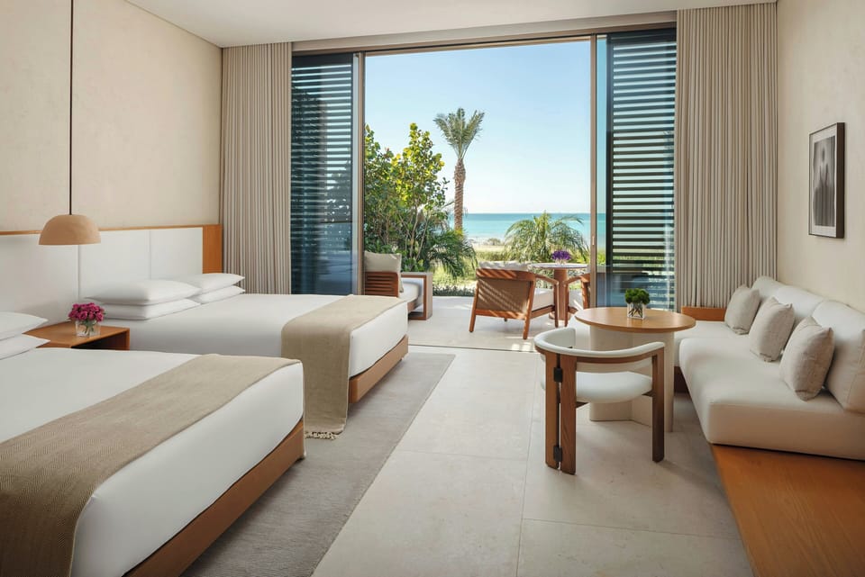 Premier Room, 2 Queen Beds, Terrace | Premium bedding, minibar, in-room safe, desk