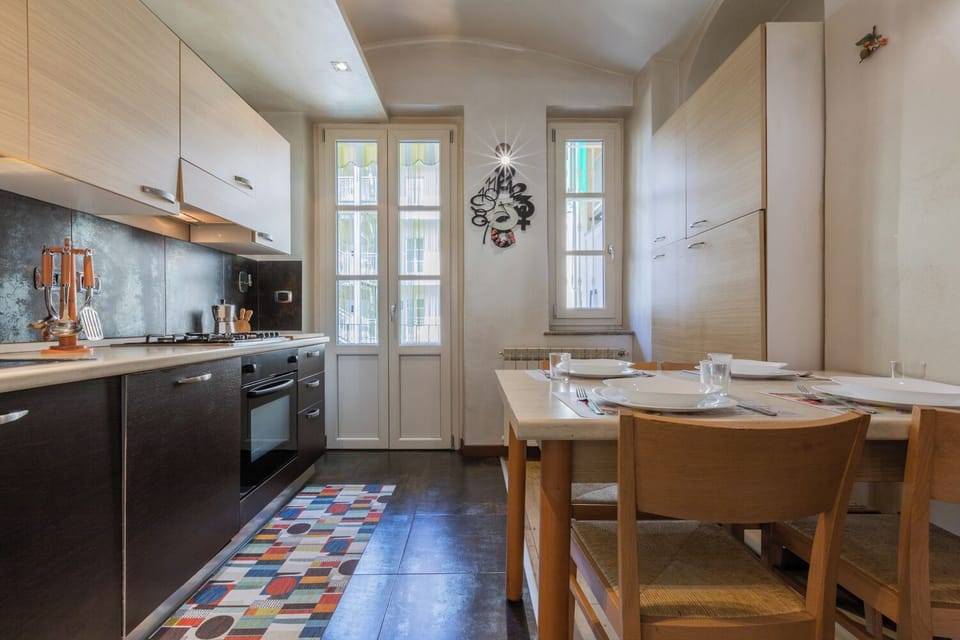 Apartment, 2 Bedrooms, Balcony | Private kitchen | Fridge, microwave, oven, stovetop