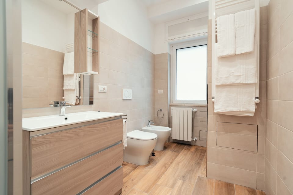 Signature Triple Room, City View | Bathroom | Shower, hair dryer, towels, soap