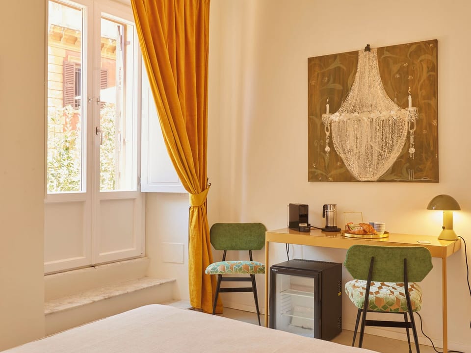 Deluxe Double Room, City View | In-room safe, desk, laptop workspace, blackout drapes