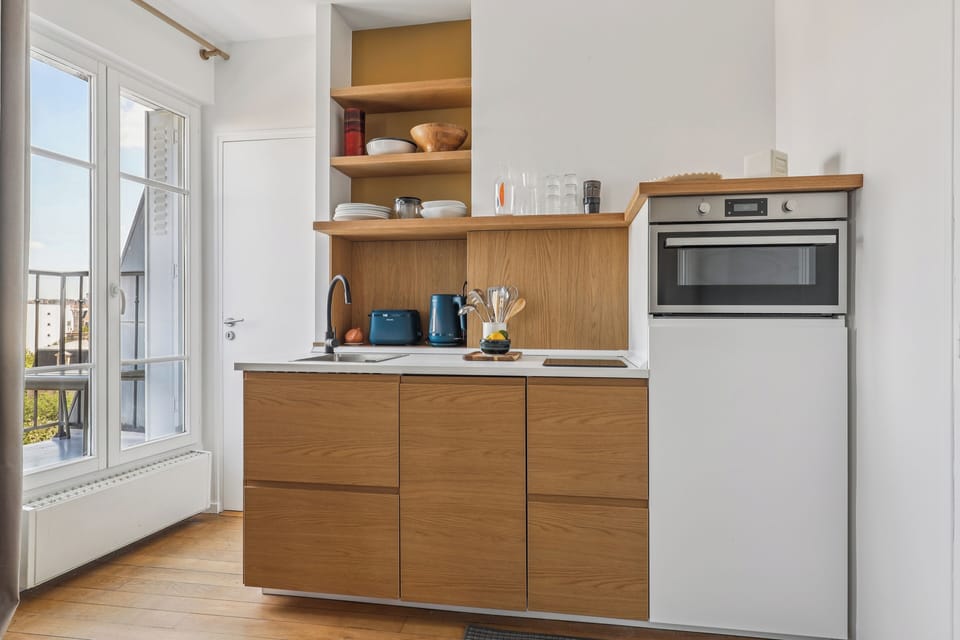 City Apartment, 1 Double Bed with Sofa bed, Non Smoking | Private kitchen | Espresso maker, coffee/tea maker, electric kettle, toaster