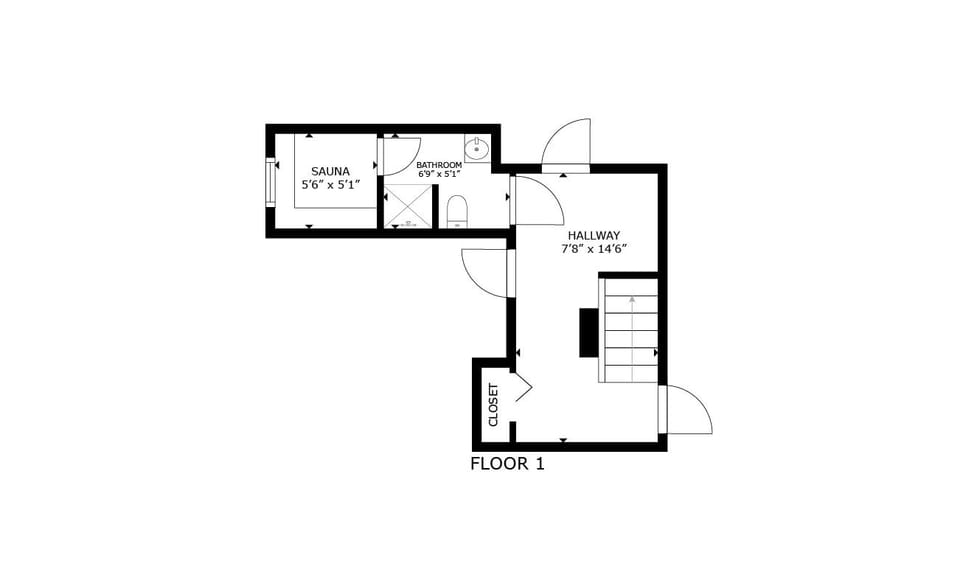 Cabin, 3 Bedrooms | Floor plan